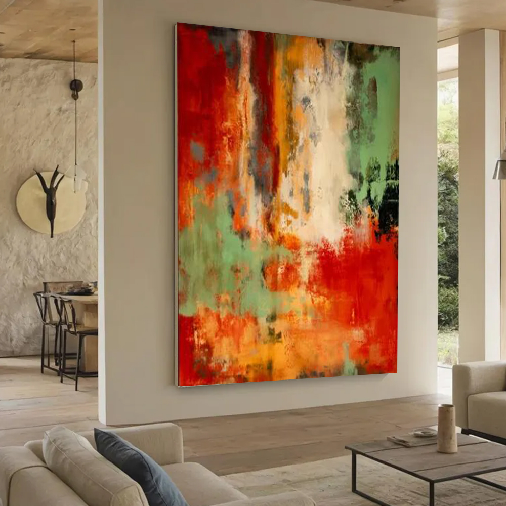 Home Decor Free Images - 100% handgemaakt abstract olieverfschilderij op canvas