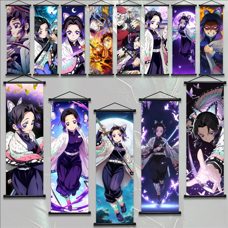 Home Decor Furniture - Shinobu Kocho Demon Slayer Art Fabric