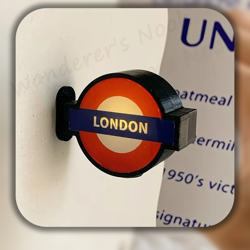 Home Decor London - London Underground Roundel Light Up koelkastmagneet