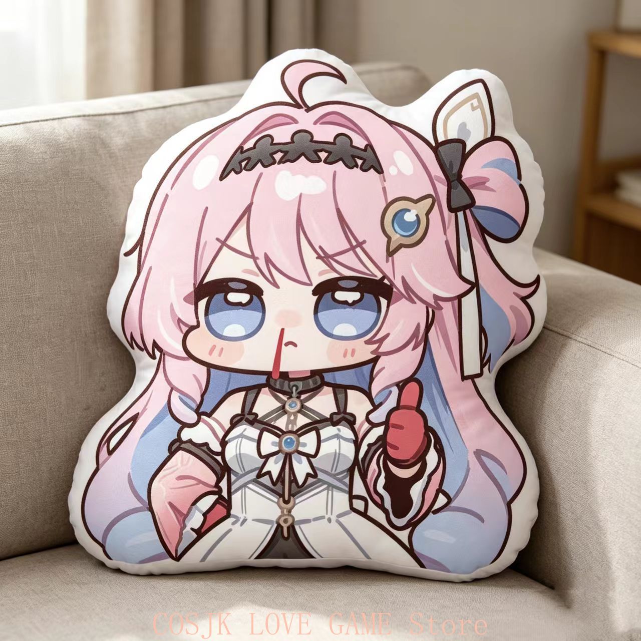 Home Decor Sofa - Anime Denia Wuthering Waves Q-versie Kussen