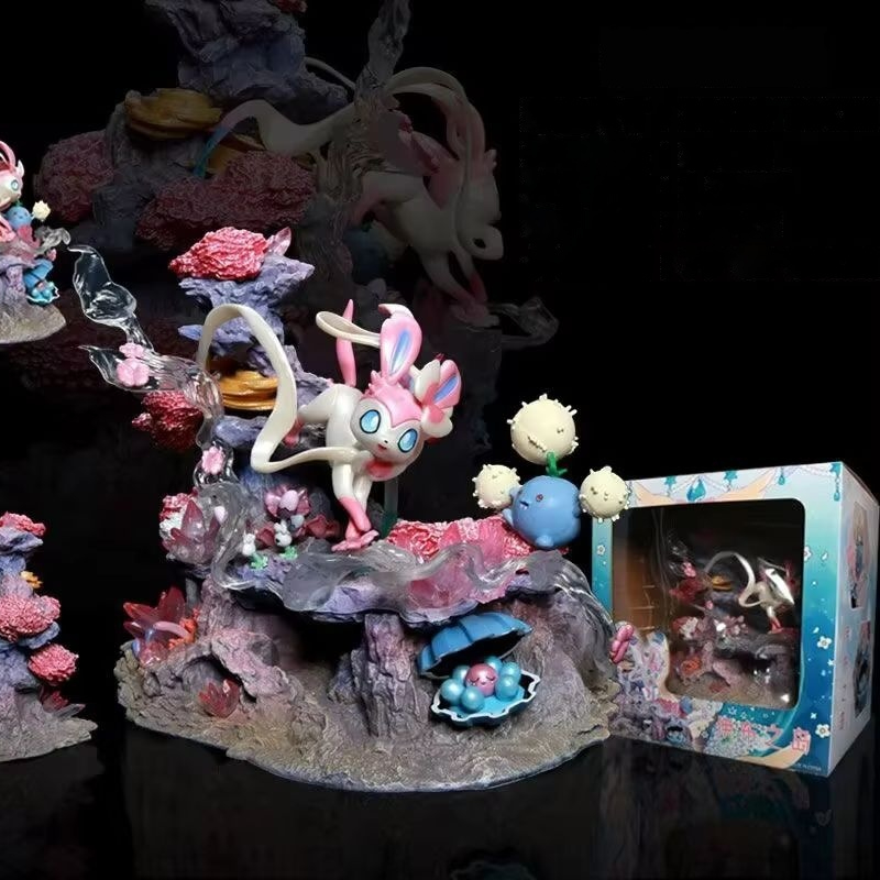 Home Decor Resin - Gk Figuur Sylveon Shroomish Clamperl Fairy