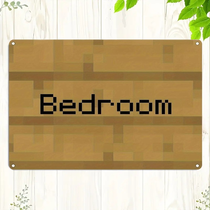 Home Decor Game - Vintage Pixel Art slaapkamerbord | Mini
