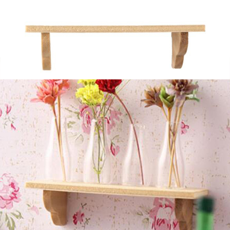 Home Decor Furniture - 1 stks 1:12 Poppenhuis Houten Wandplank