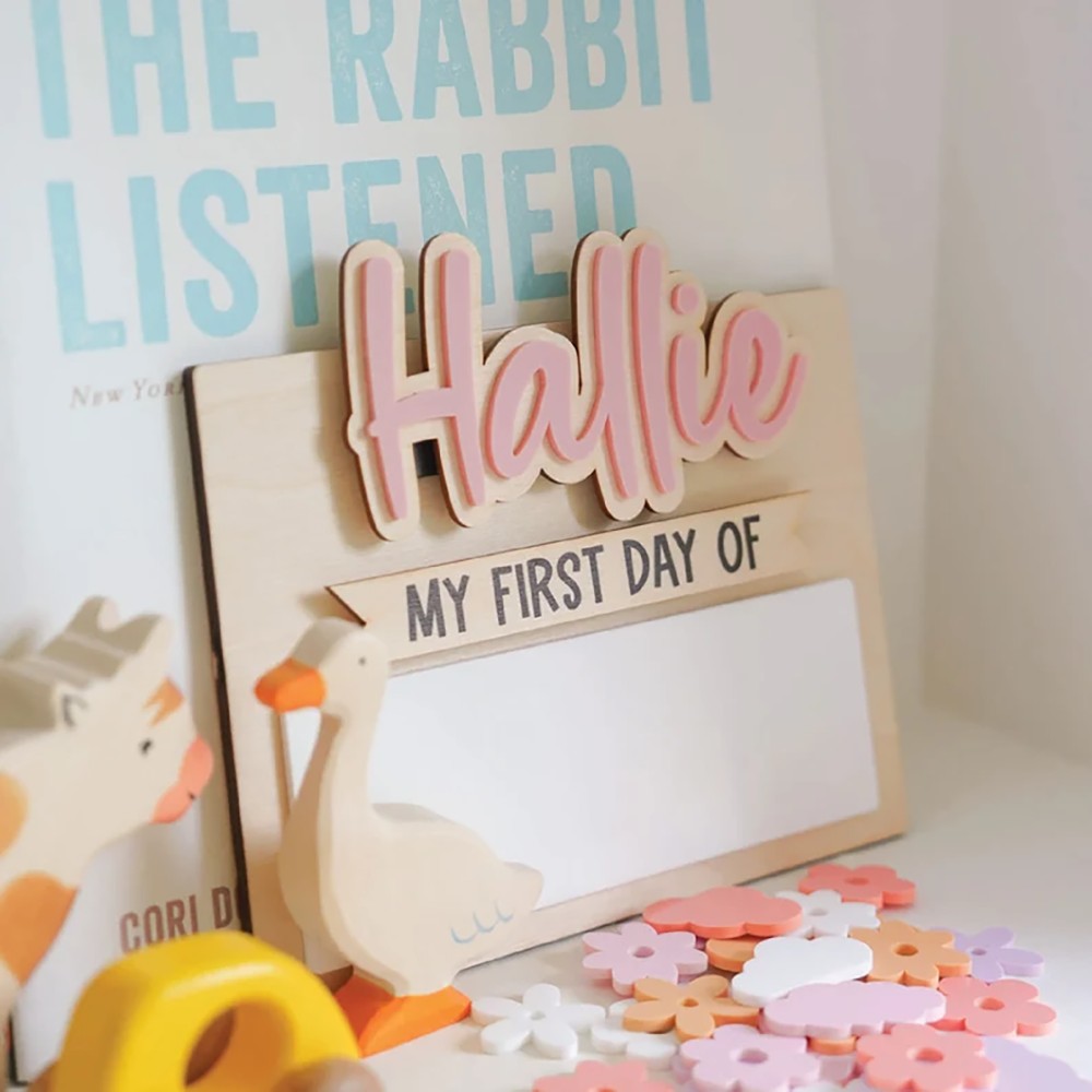 Home Decor Product - 1Pc Aangepaste eerste en laatste schooldag