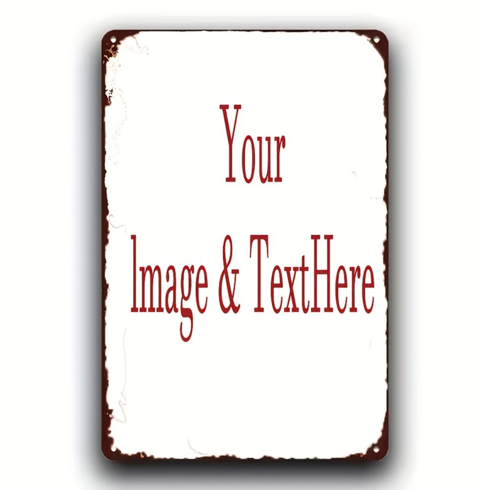 Home Decor Free Images - Aanpasbare rustieke metalen wandplaat 8x12 inch,