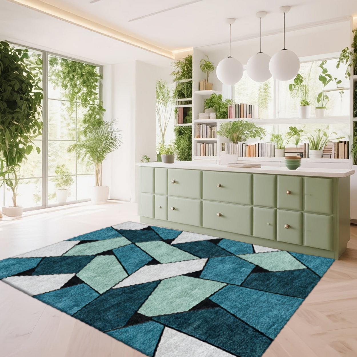 Home Decor Color Palettes - Kustgeïnspireerd tapijt, oceaanachtig kleurenpalet, vloerbedekking voor