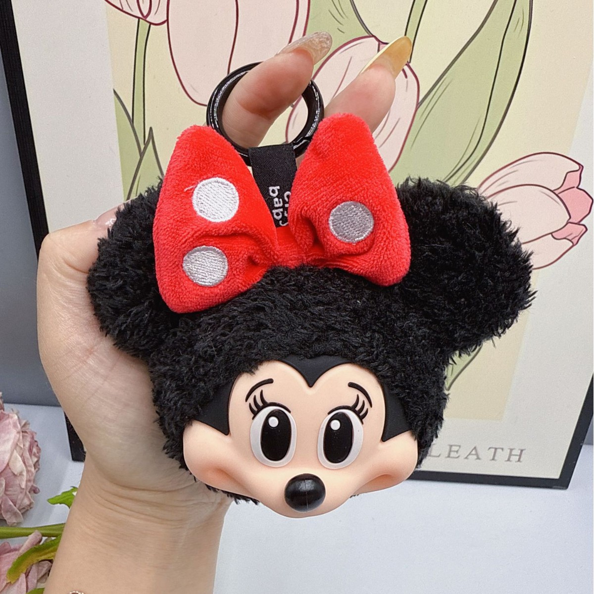 Home Decor Product - Mickey Minnie Pluche Pop Sleutelhanger Leuke