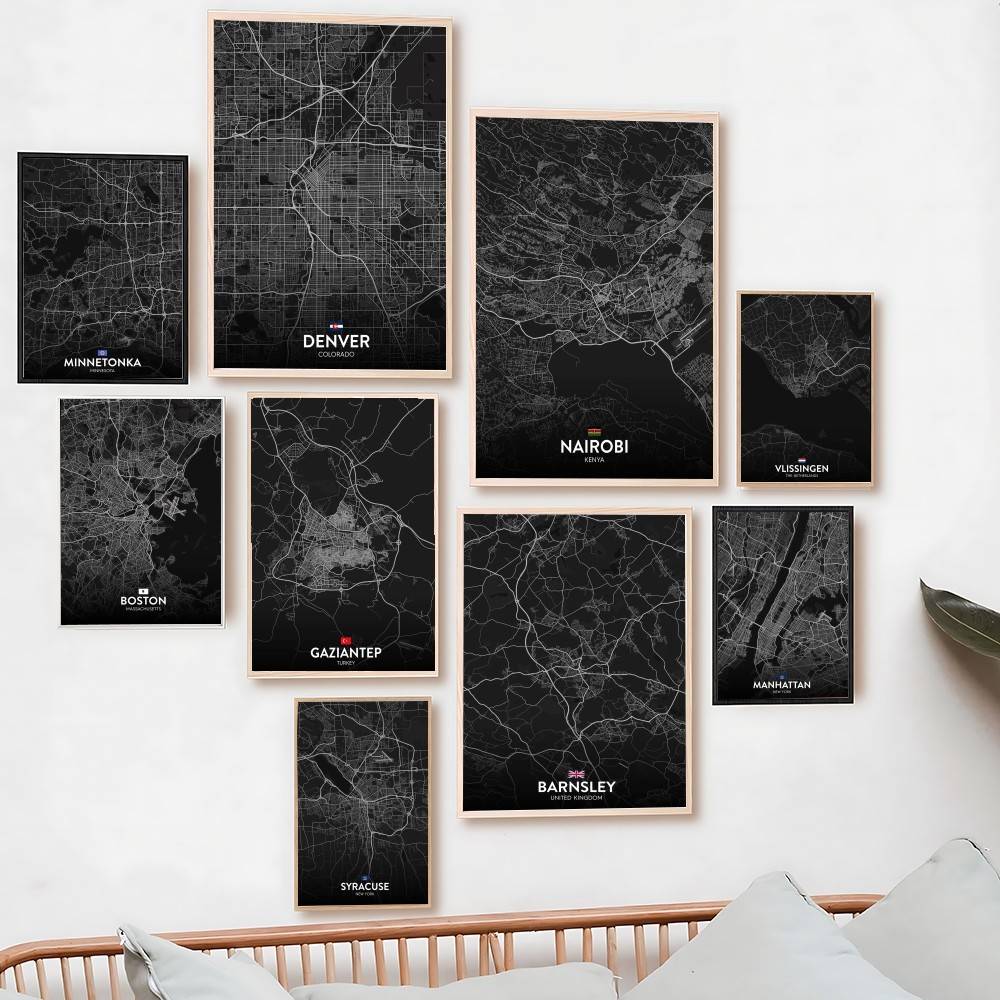 Home Decor London - Parijs Londen New York CUSTOM City
