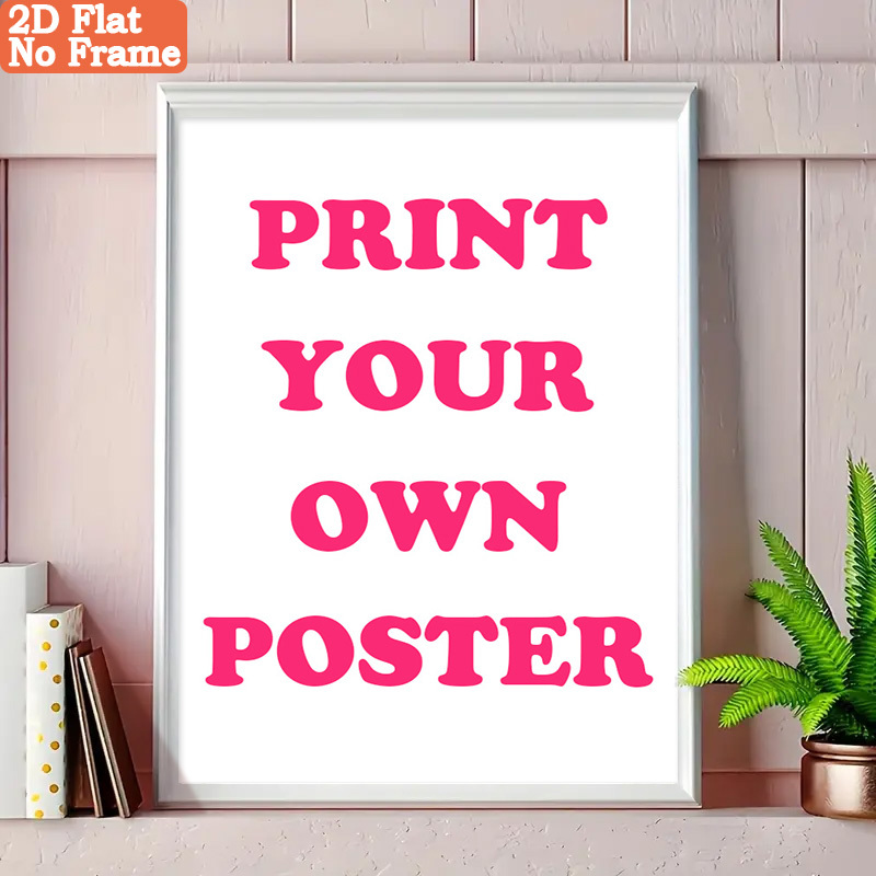 Home Decor On Wall - Aangepaste lijstenloze fotocanvasafdrukken: druk elke gewenste