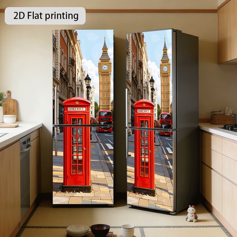 Home Decor London - [23.62×70.87 inch] London Street Scenery Thema
