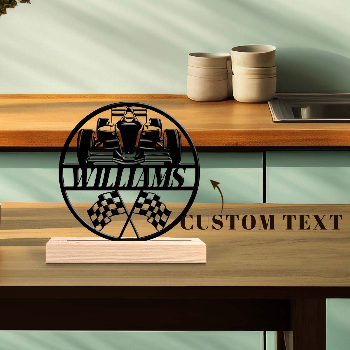 Home Decor Handicraft - 1 stuk op maat gemaakte metalen