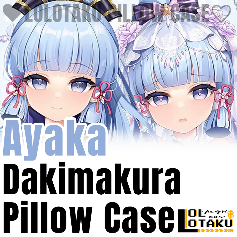 Home Decor Game - Ayaka Dakimakura Genshin Impact Game Kussensloop