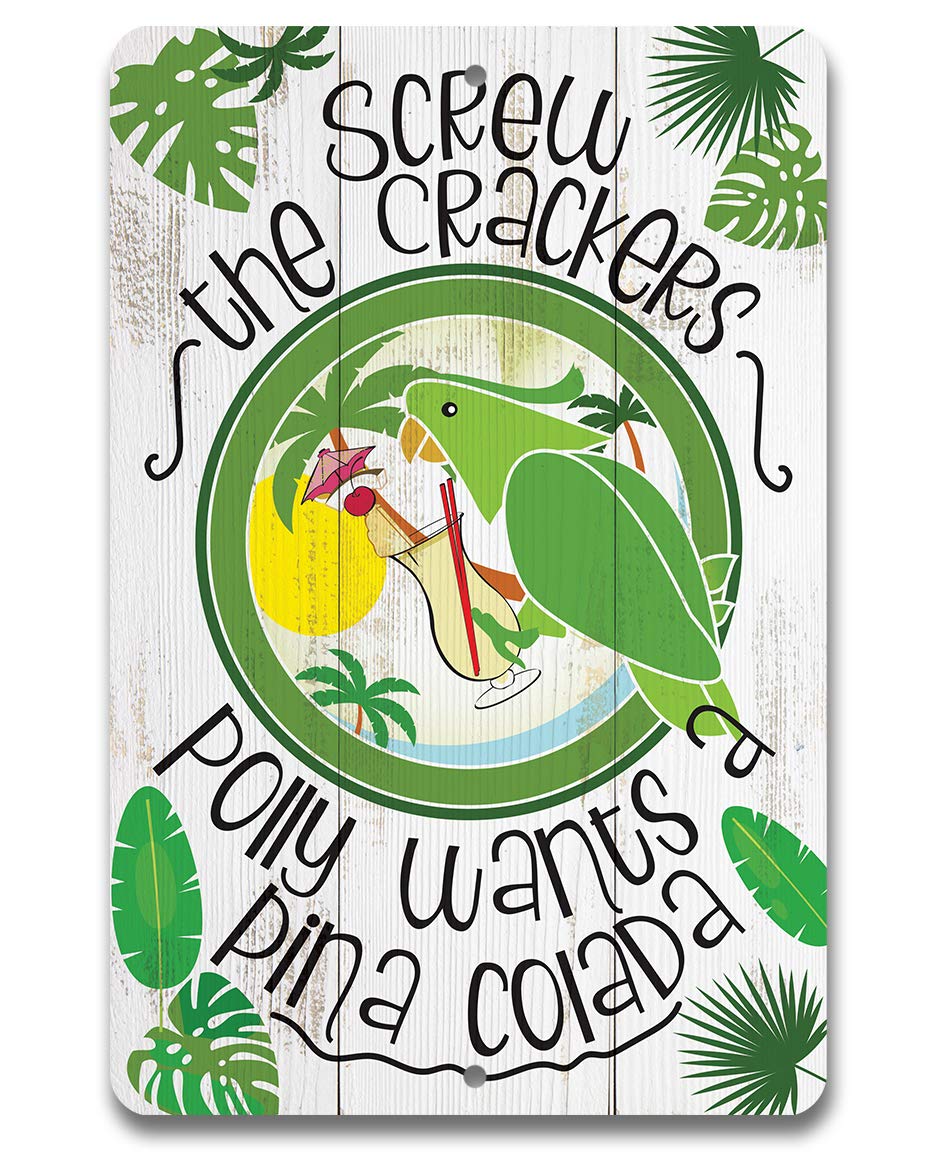 Home Decor Green - Polly Wants Pina Colada - Metalen