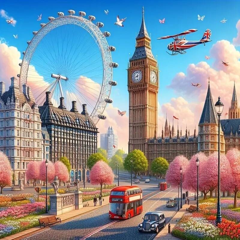 Home Decor London - Frameloze Nieuwe Aankomst Diamant Mozaïek Kunst