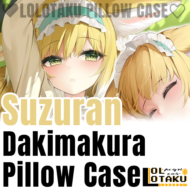 Home Decor Game - Suzuran Dakimakura Arknights Game Kussensloop Knuffelende
