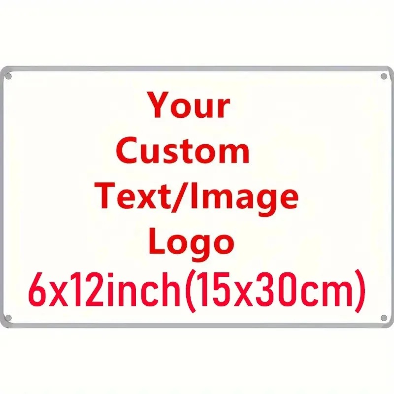 Home Decor Free Images - [2D Plat] 6×12 inch 15×30cm Gepersonaliseerde