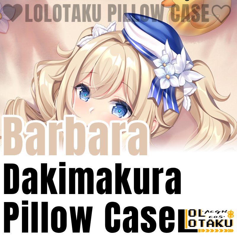 Home Decor Game - Barbara Dakimakura Genshin Impact Game Kussensloop