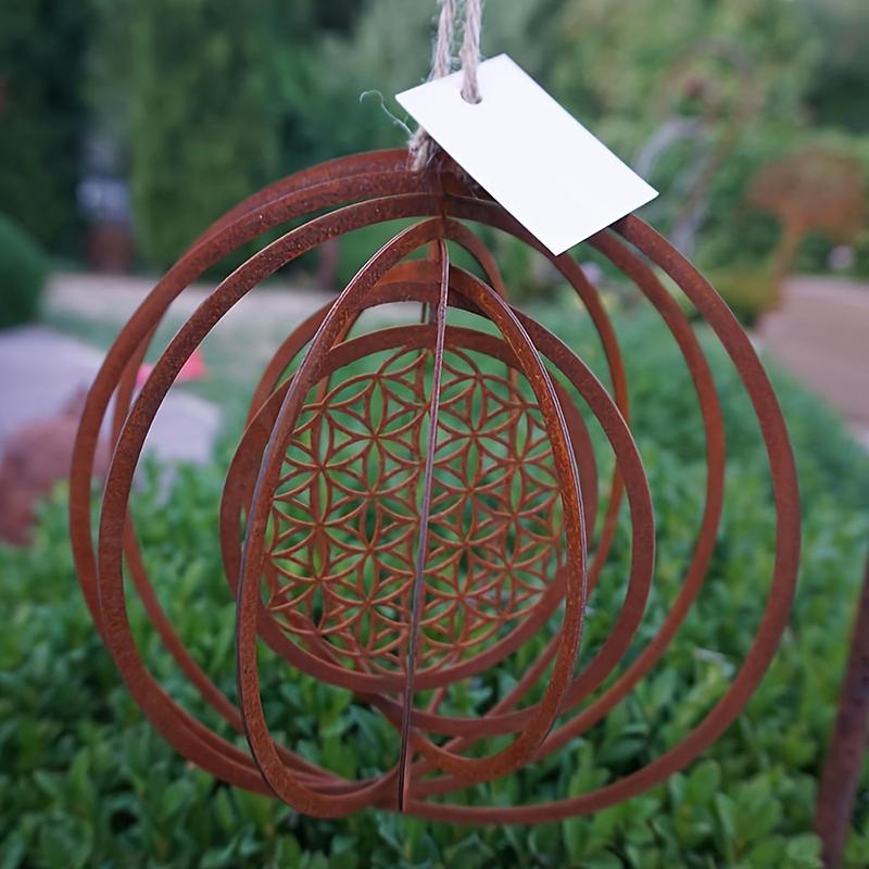 Home Decor Handicraft - Metalen spiraalvormige windwijzer 1 stuk rustieke