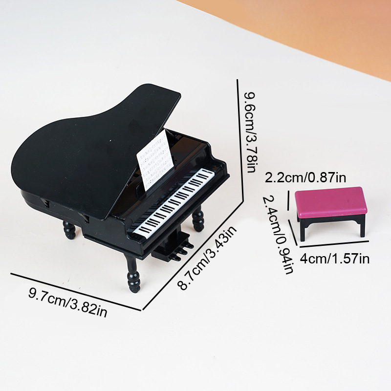 1:12 Dollhouse Miniatuur Piano - Home Decor Furniture recensie en prijs