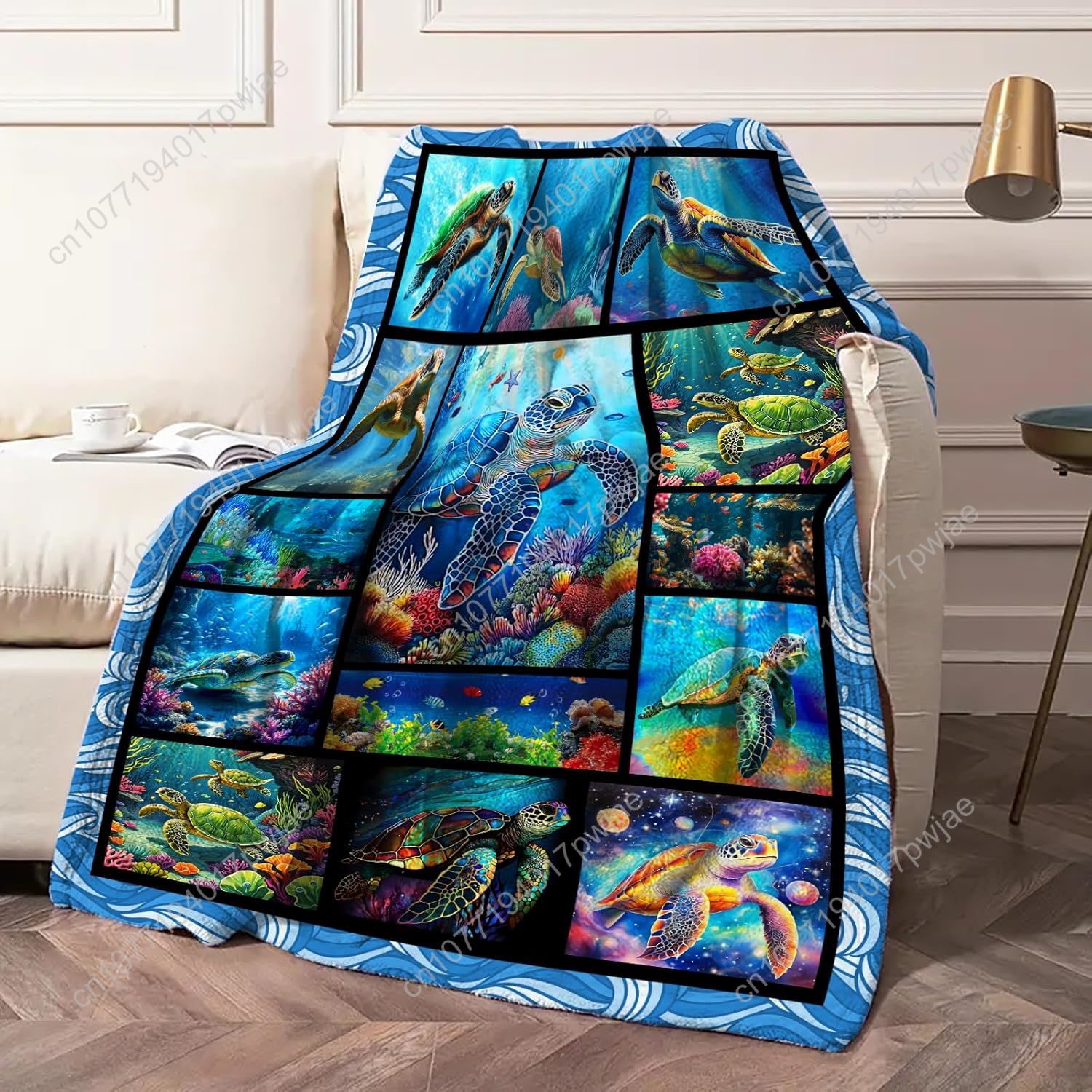 Zeeschildpad Flanel Gooi Deken - Home Decor Sofa recensie en prijs
