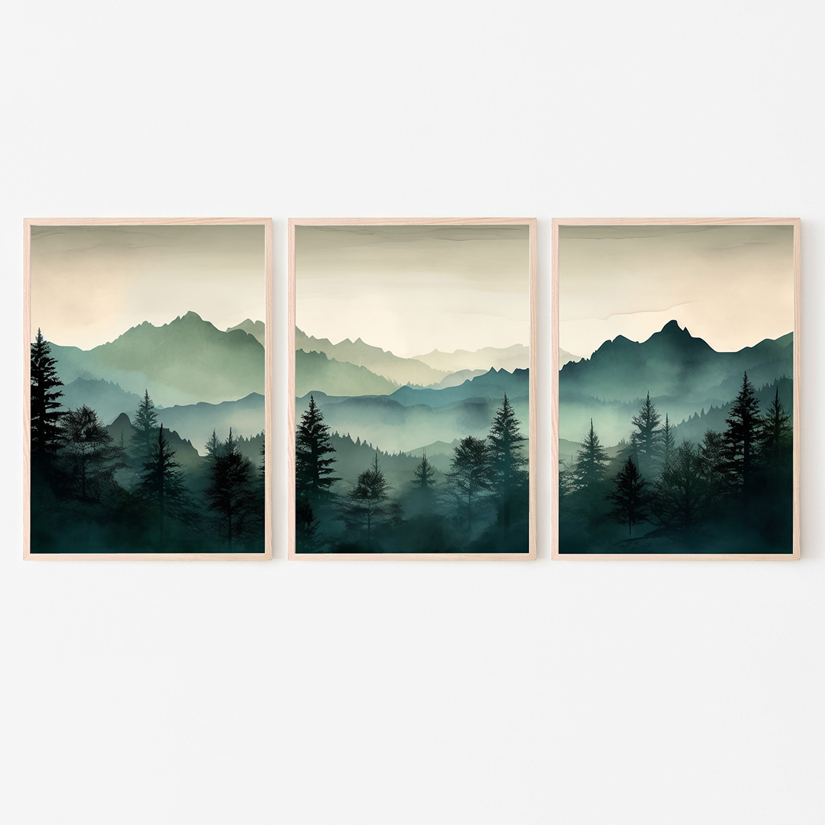 3 stks/set abstracte saliegroe - Home Decor Green recensie en prijs