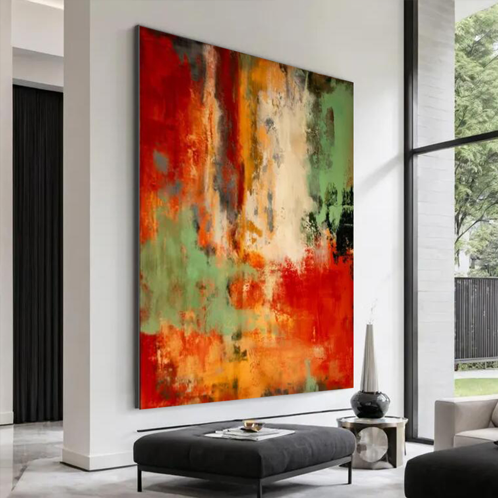100% handgemaakt abstract olie - Home Decor Free Images recensie en prijs