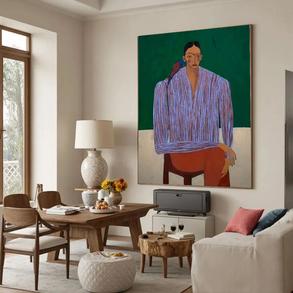 100% handgemaakt abstract olie - Home Decor Free Images recensie en prijs