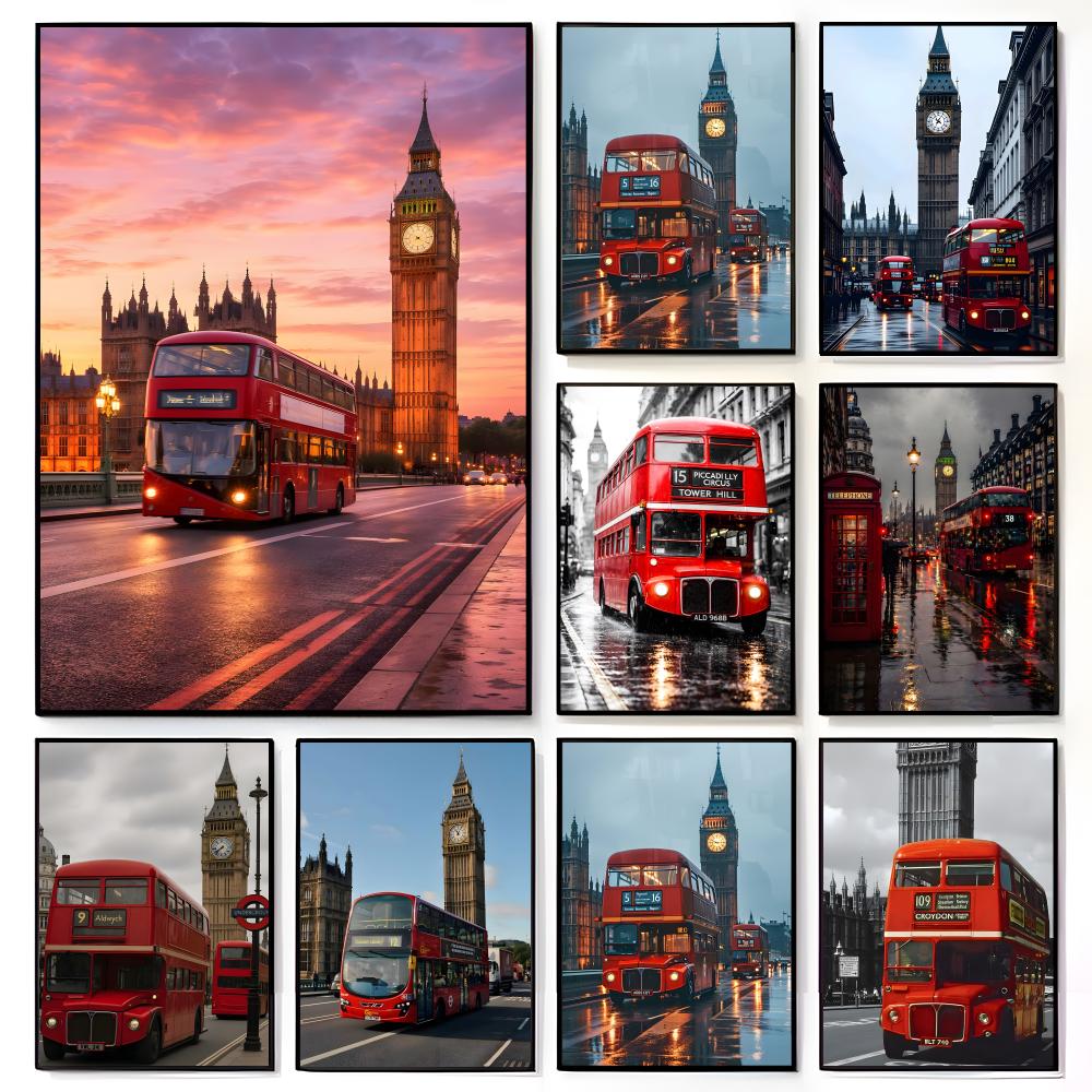 Reisscène Londen Rode Bus Big  - Home Decor London recensie en prijs