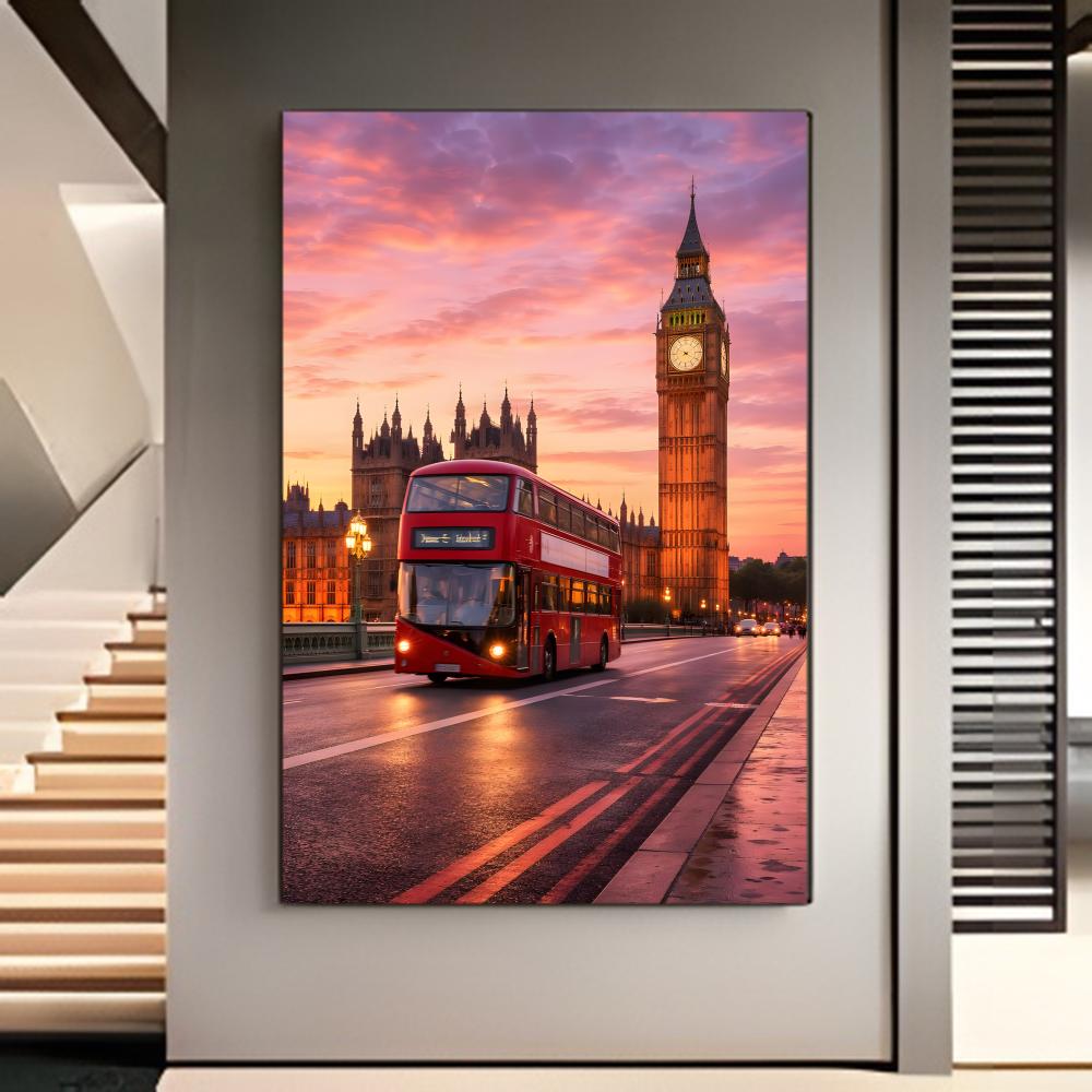 Reisscène Londen Rode Bus Big  - Home Decor London recensie en prijs