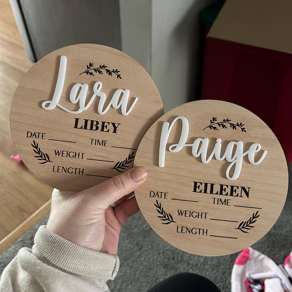 1Pc Aangepaste Baby Aankondigi - Home Decor Product recensie en prijs
