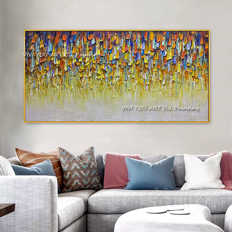 De abstracte handgemaakte kleu - Home Decor Color Palettes recensie en prijs