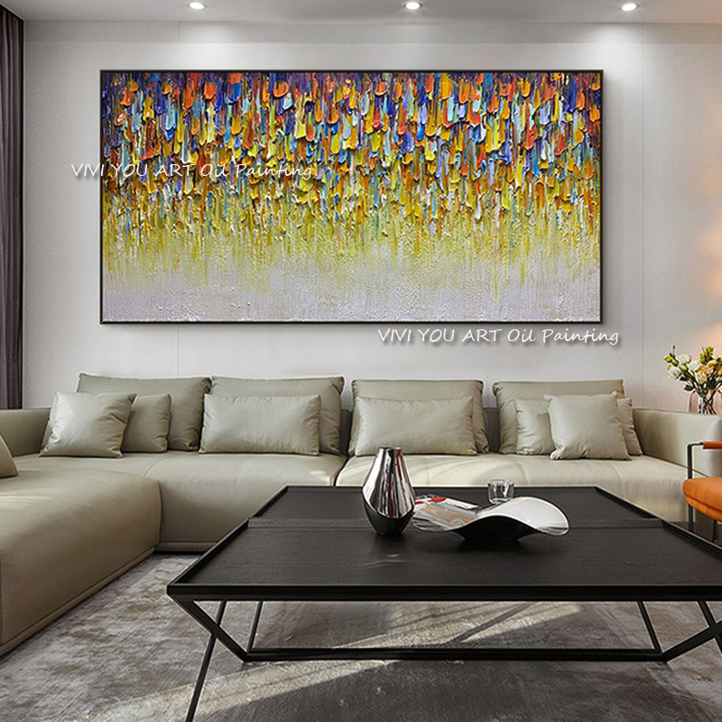 De abstracte handgemaakte kleu - Home Decor Color Palettes recensie en prijs