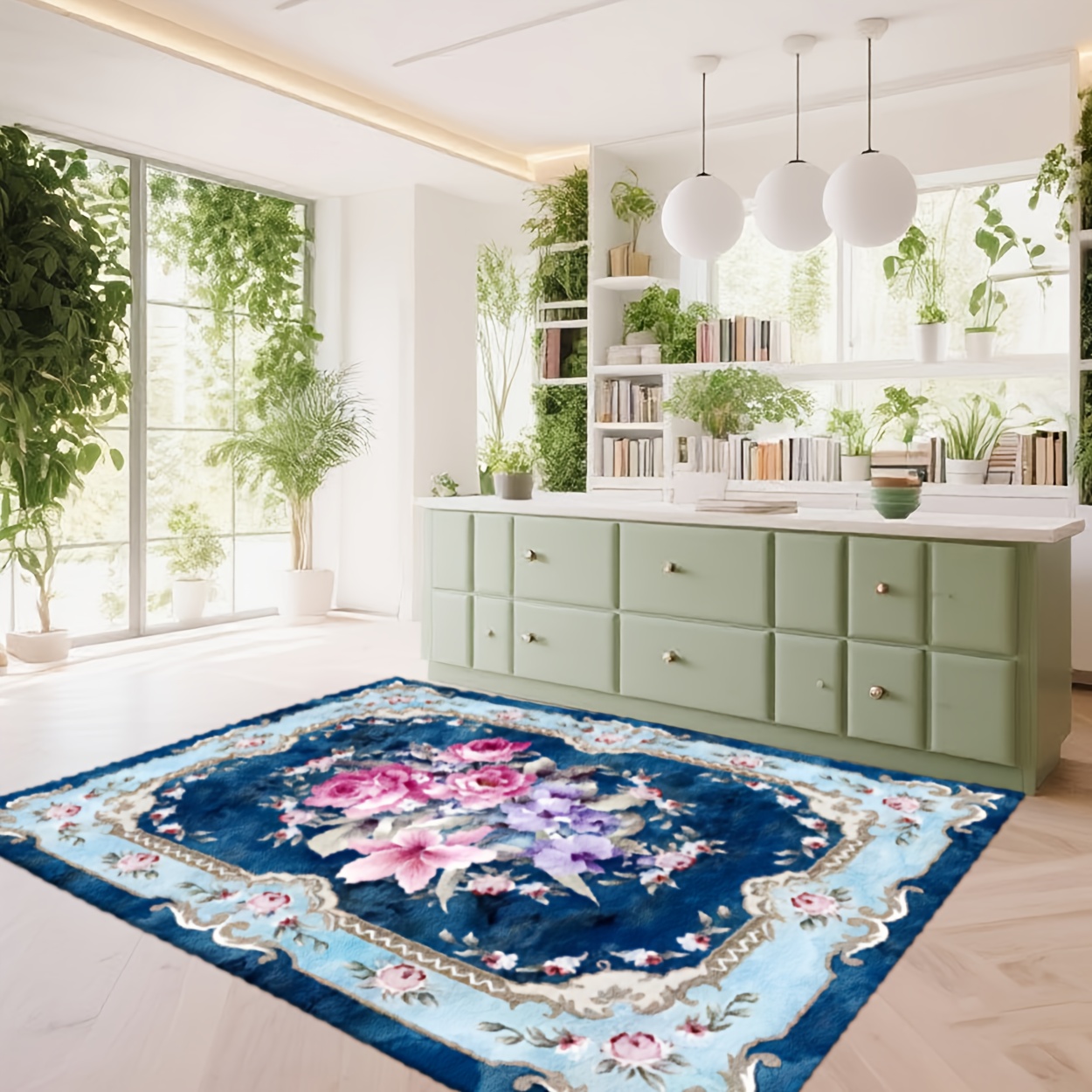 Kustgeïnspireerd tapijt, oceaa - Home Decor Color Palettes recensie en prijs