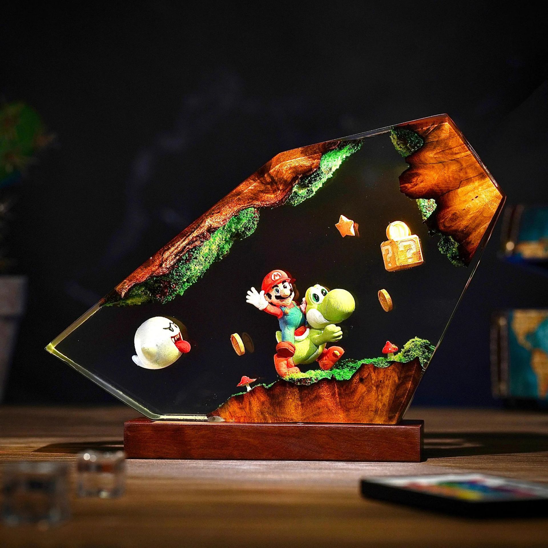 Tafellamp van hars, cartoon an - Home Decor Resin recensie en prijs