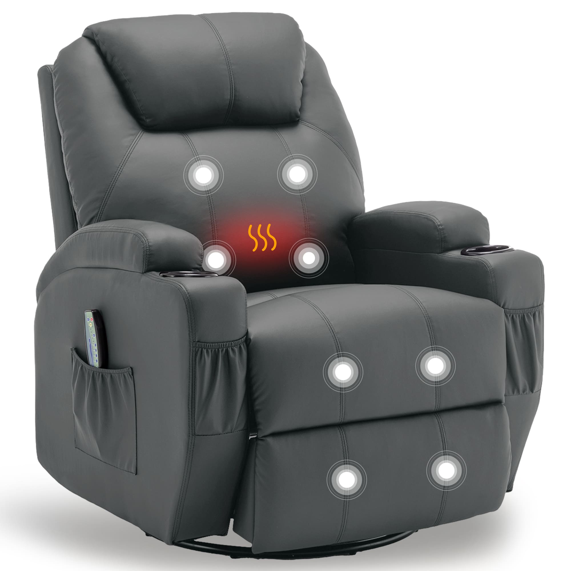Relaxfauteuil met massage en w - Home Decor Sofa recensie en prijs