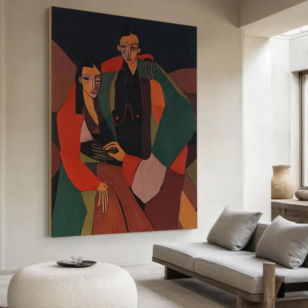 100% handgemaakt abstract olie - Home Decor Free Images recensie en prijs