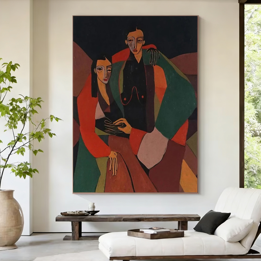100% handgemaakt abstract olie - Home Decor Free Images recensie en prijs