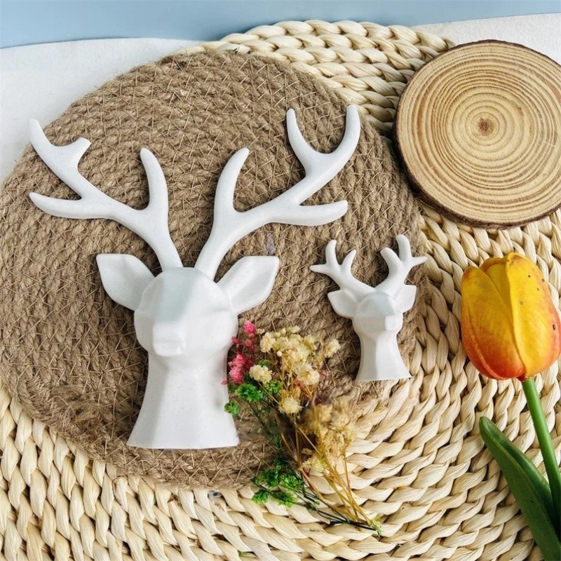 2 stuks hertengewei ornament s - Home Decor Handicraft recensie en prijs