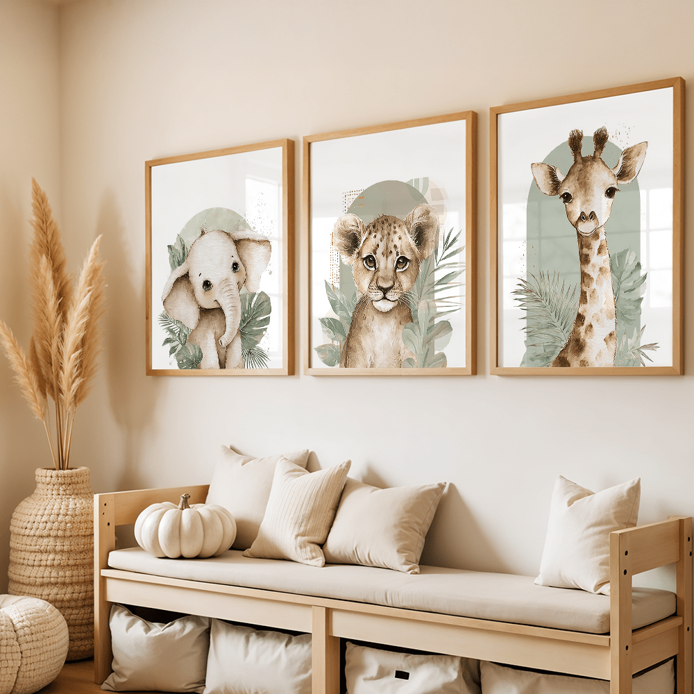 3 stks/set Retro Olifant Leeuw - Home Decor Green recensie en prijs