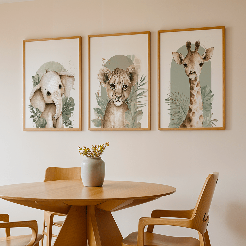 3 stks/set Retro Olifant Leeuw - Home Decor Green recensie en prijs