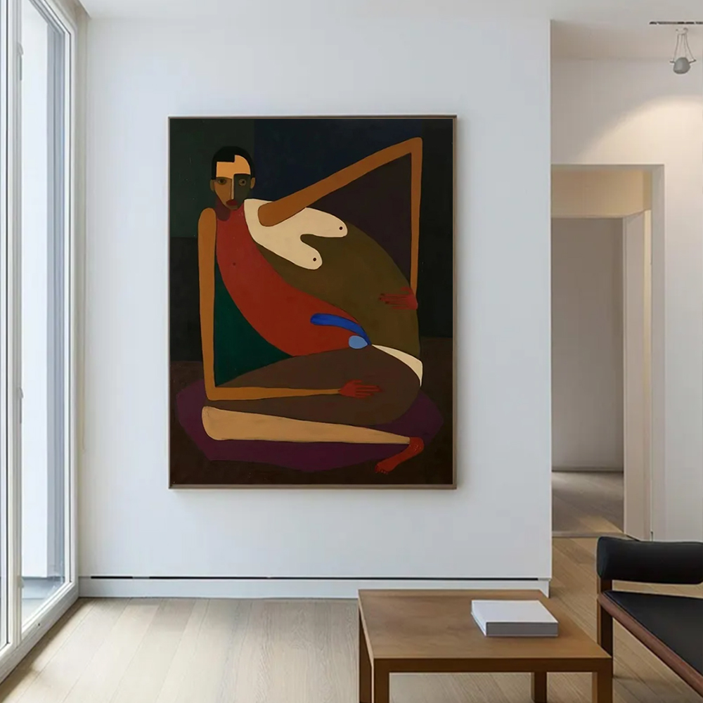 Handgemaakt abstract olieverfs - Home Decor Free Images recensie en prijs