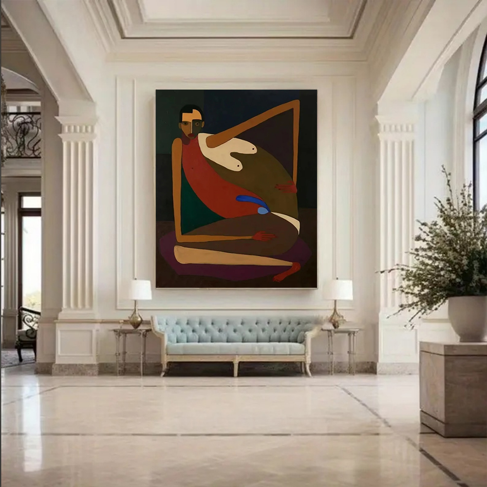 Handgemaakt abstract olieverfs - Home Decor Free Images recensie en prijs
