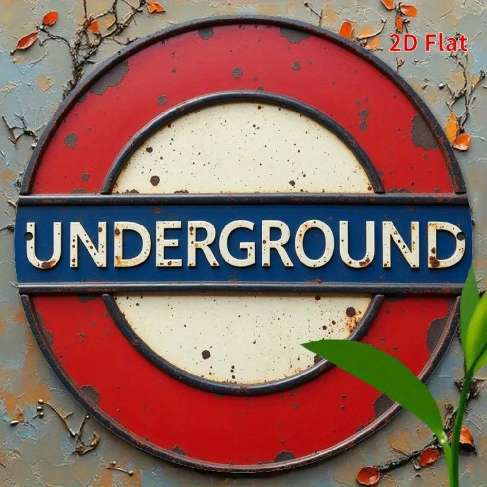 Vintage 2D London Subway Metal - Home Decor London recensie en prijs