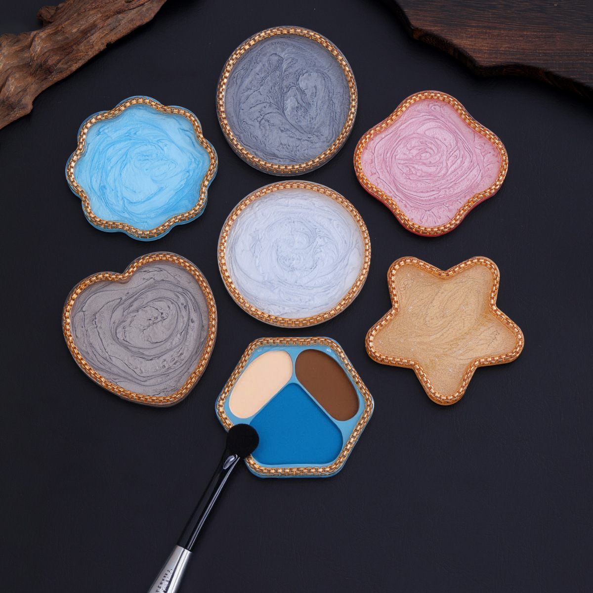 Hars Agaat Goudkleurig Palet – - Home Decor Color Palettes recensie en prijs