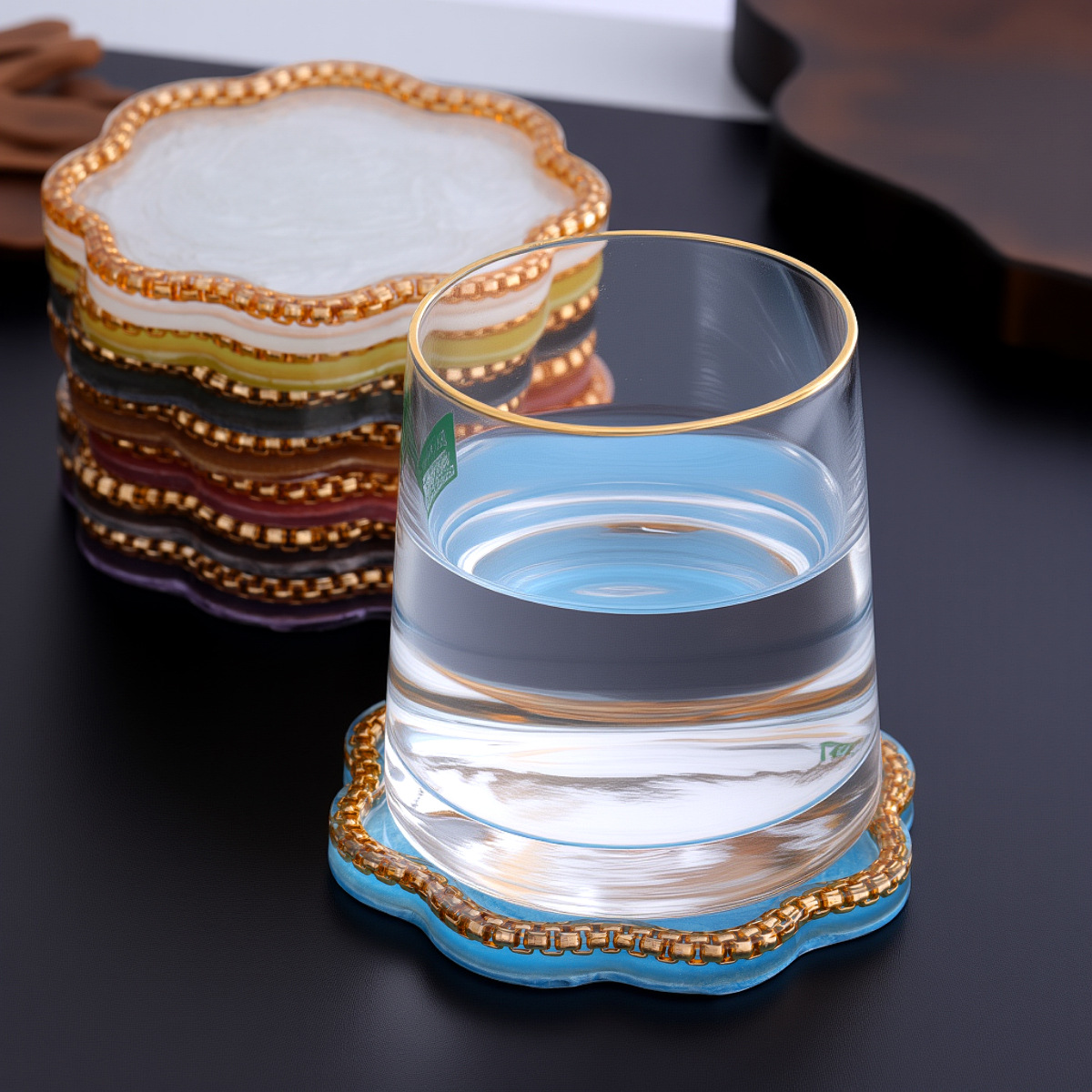 Hars Agaat Goudkleurig Palet – - Home Decor Color Palettes recensie en prijs