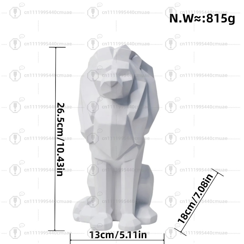 Noordse geometrische leeuwenor - Home Decor Handicraft recensie en prijs