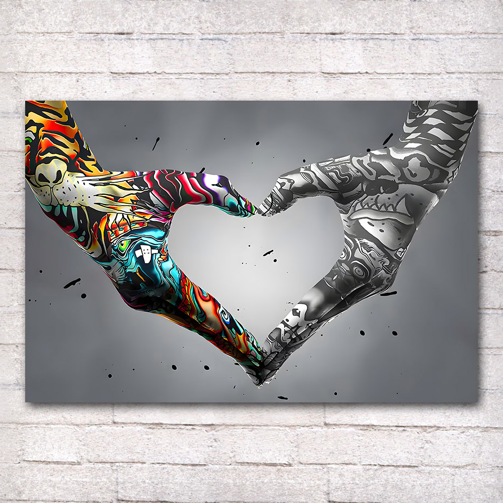 Graffiti Hand Liefde Canvas Sc - Home Decor Niche recensie en prijs