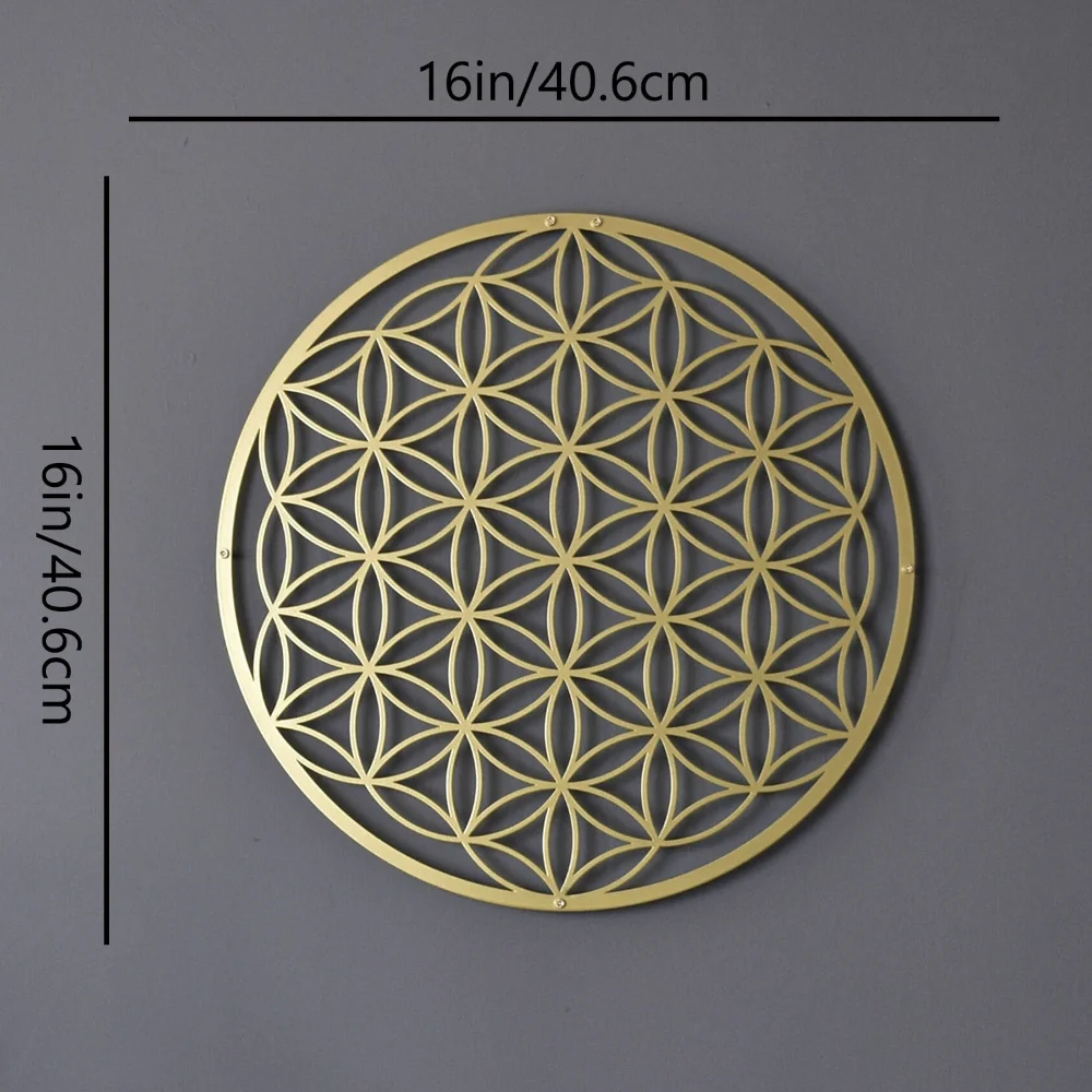 Flower of Life Metal Wall Art  - Home Decor Sofa recensie en prijs