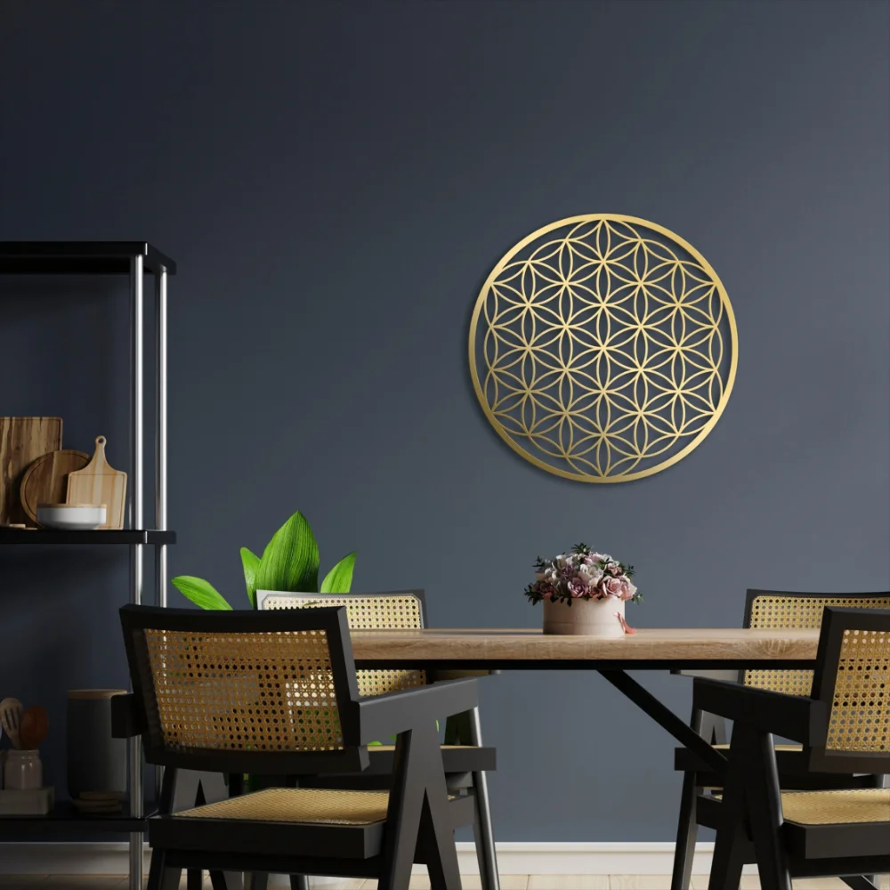 Flower of Life Metal Wall Art  - Home Decor Sofa recensie en prijs