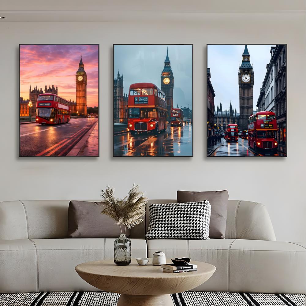 London Red Bus Big Ben Poster  - Home Decor London recensie en prijs